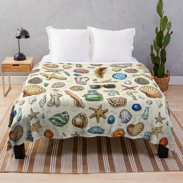 Item preview, Watercolor Arrangement of Forgotten Coastal Treasures designed and sold by Piotrek0001.