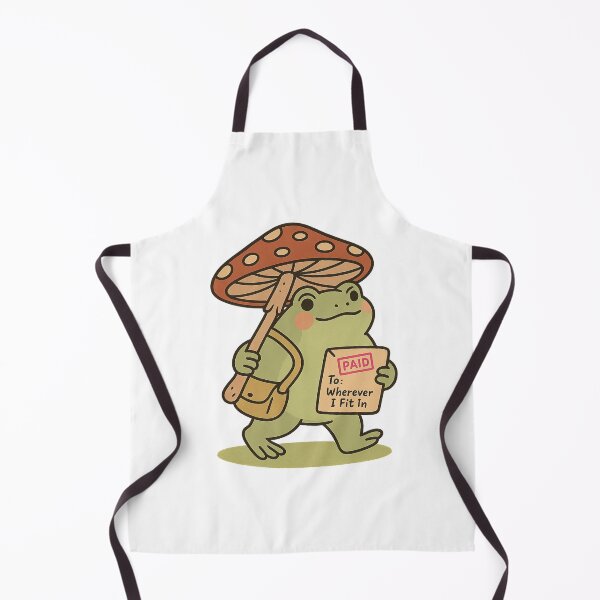 Item preview, Mushroom Mail‑Carrier Frog designed and sold by dontblong.
