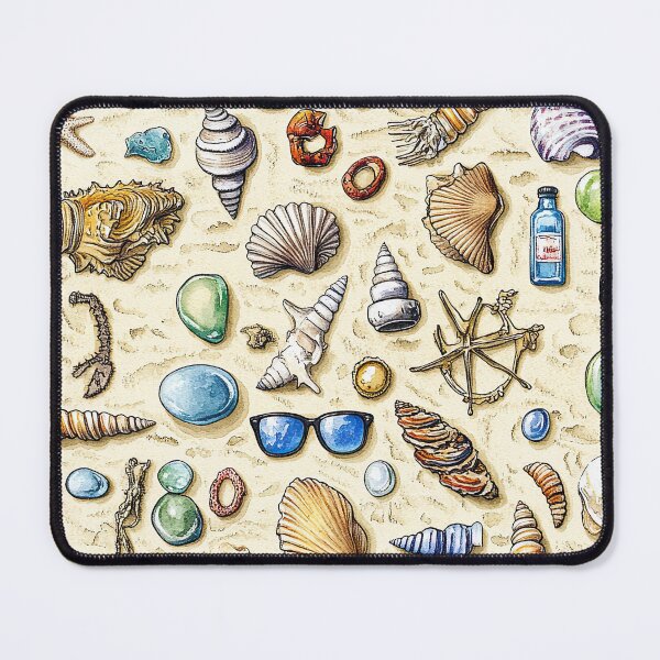Item preview, Dreamy Marine Items on Soft Sand Texture designed and sold by Piotrek0001.