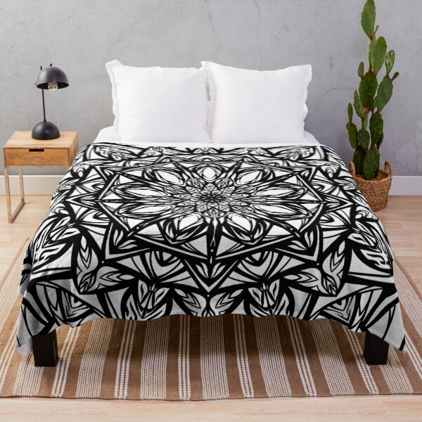 Item preview, Mandala "Floral Shadow" full page  designed and sold by Soelly.