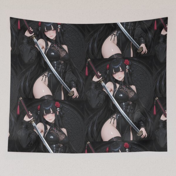 Item preview, Katana sexy anime girl designed and sold by Planet Utoppia.