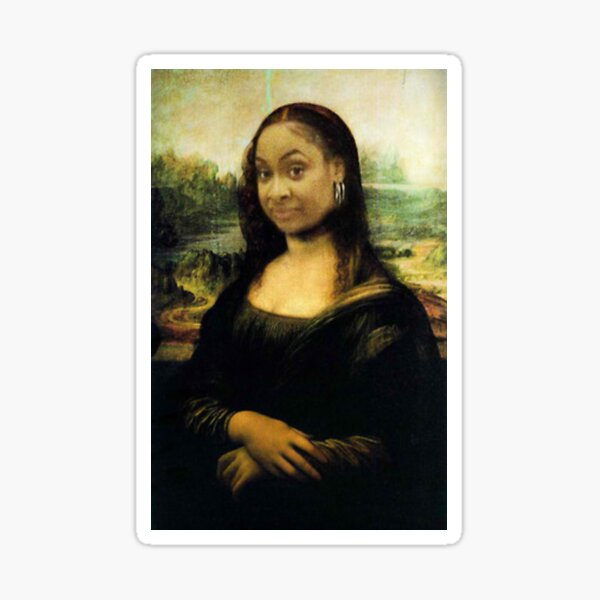 Raven Mona Lisa Sticker
