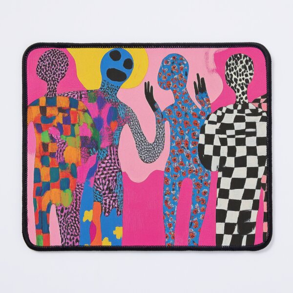 Item preview, Vibrant abstract figures dance designed and sold by anytka.