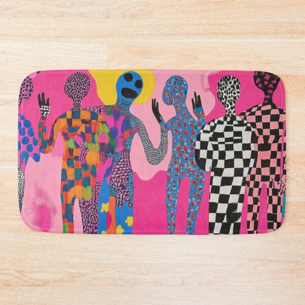 Item preview, Vibrant abstract figures dance designed and sold by anytka.