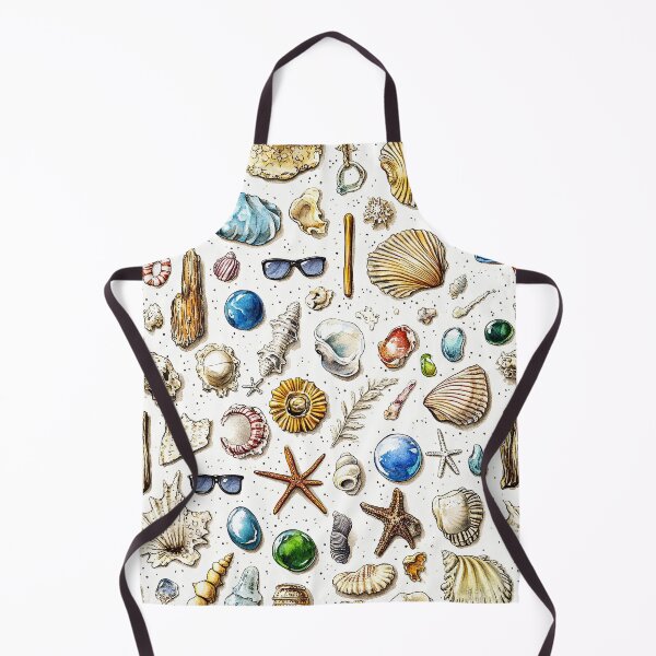 Item preview, Seaside Keepsakes Displayed on Earthy Toned Canvas designed and sold by Piotrek0001.