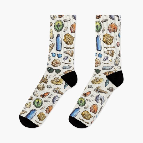 Item preview, Coastal Mood Captured with Shells and Seaweed designed and sold by Piotrek0001.