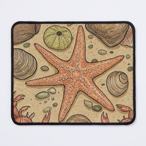 Item preview, Acadia National Park Tidepool Creatures Mandala Art designed and sold by Rushurban.
