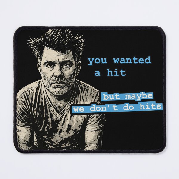 Item preview, LCD Soundsystem's You Wanted a Hit with James Murphy's face designed and sold by Geek Gobbledygook.