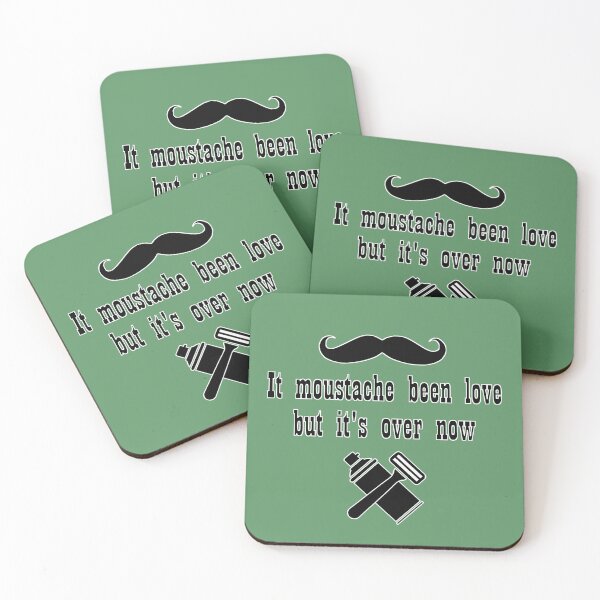 Item preview, "It Moustache Been Love" – Funny Moustache & Shaving Pun Design designed and sold by BatavianBrew.