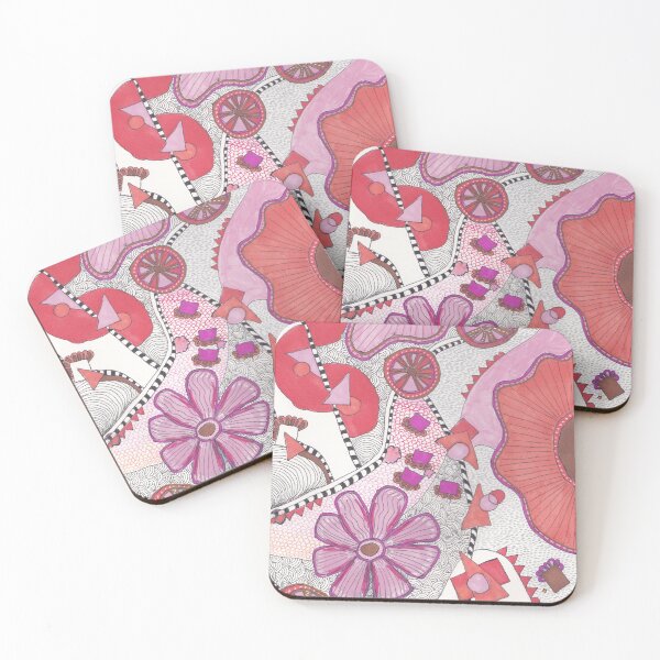 Item preview, Flower in construction - hand drawn  designed and sold by ColorWander.