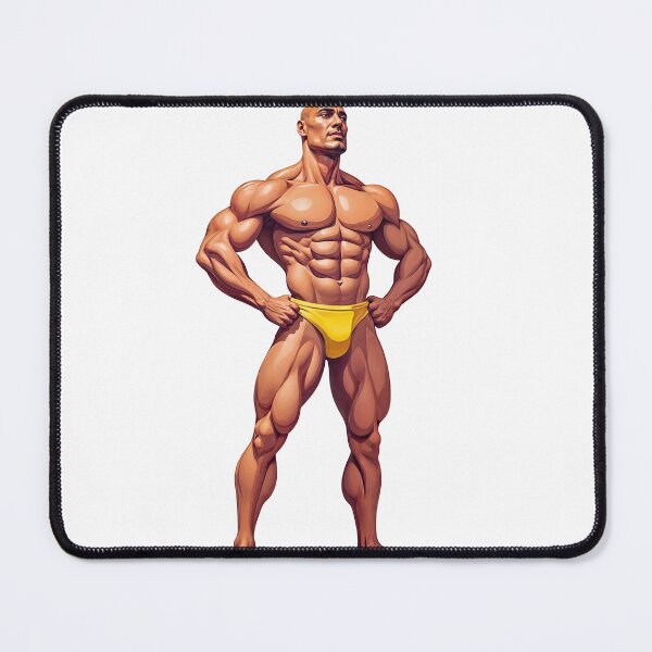 Item preview, Ultra Muscular Bodybuilder Sticker – Bold Fitness Art #113 designed and sold by ForeverPrintsOK.