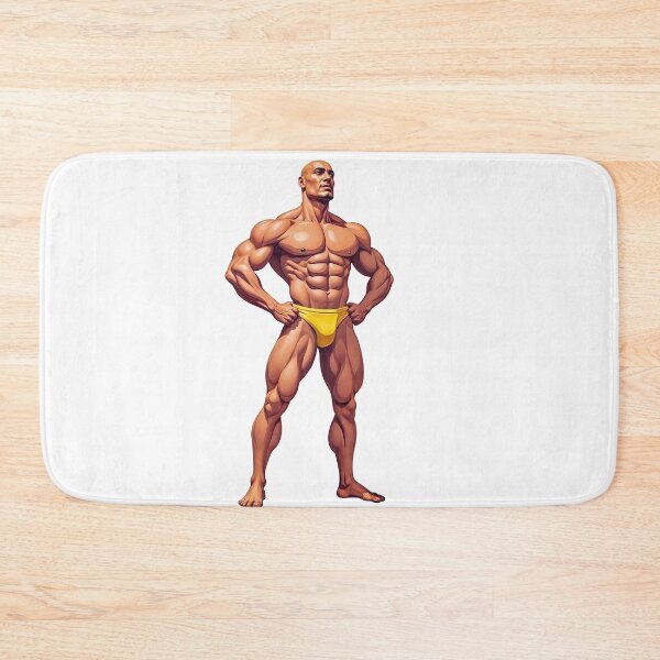 Item preview, Ultra Muscular Bodybuilder Sticker – Bold Fitness Art #113 designed and sold by ForeverPrintsOK.