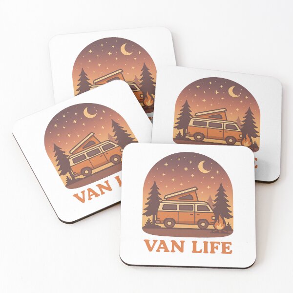 Item preview, Van Life Adventure - Retro Camper Van Road-Trip  designed and sold by stylishdzign.