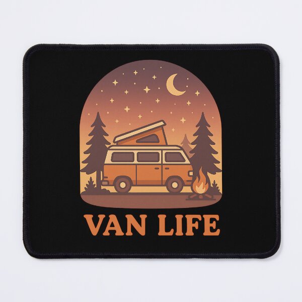 Item preview, Van Life Adventure - Retro Camper Van Road-Trip  designed and sold by stylishdzign.