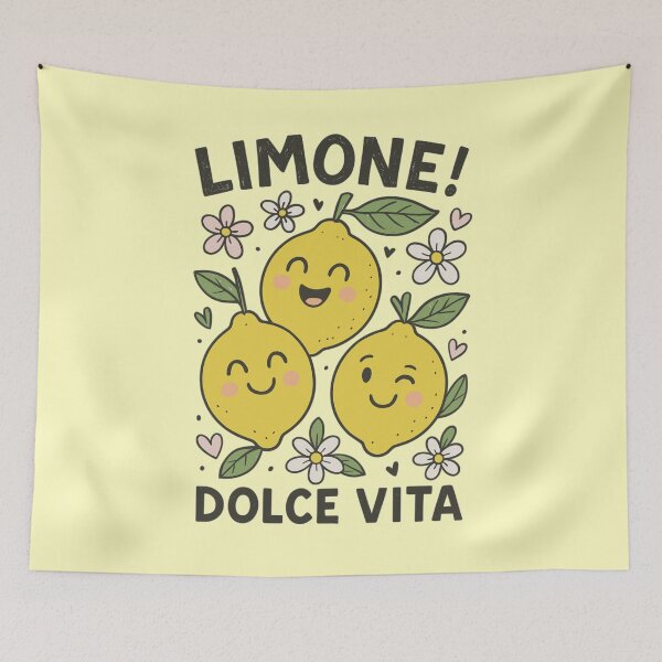 Item preview, Limone, Dolce Vita designed and sold by RetroPrints.