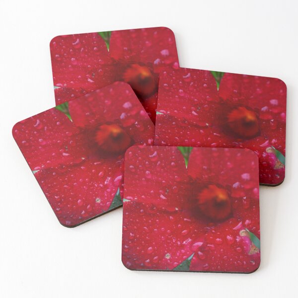 Item preview, Pink Hibiscus Flower with Rain Drops designed and sold by Makaylacooper23.
