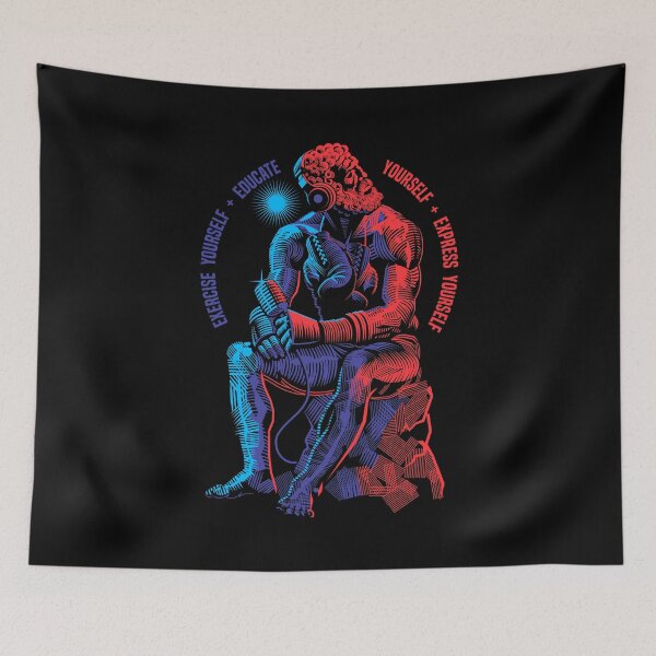 Item preview, Exercise Yourself Educate Yourself Express Yourself  designed and sold by Vector-Artist.