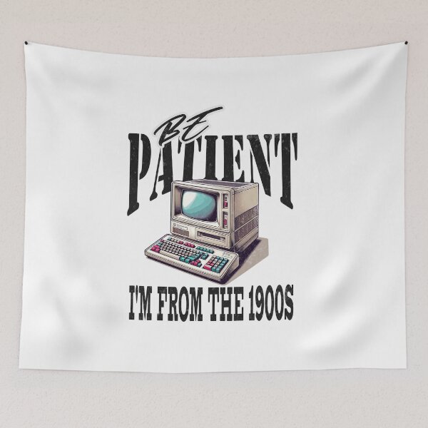 Item preview, Retro computer design - 80s 90s PC graphics - vintage nerd geek motif designed and sold by KolbaVison.