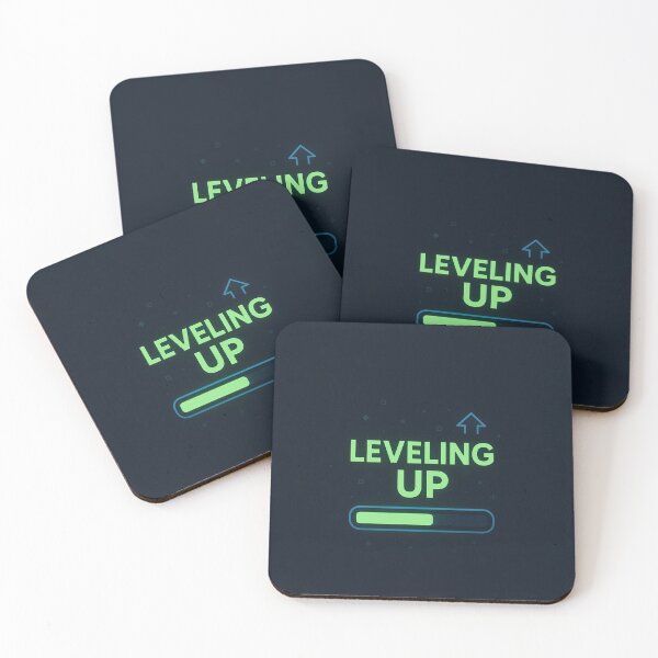Item preview, Leveling Up – Gamer Achievement Typography Design designed and sold by PrometheusStyle.