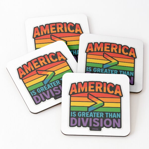 Item preview, America is greater than division - PRIDE designed and sold by LewpyG.