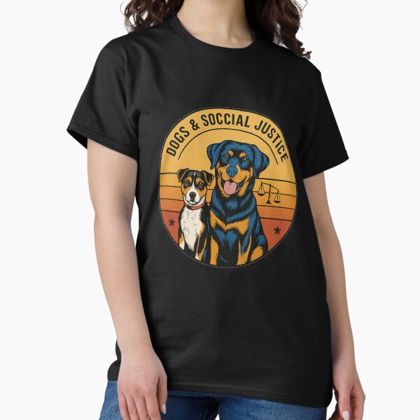 Item preview, Dogs and social justice designed and sold by t-shere4u.