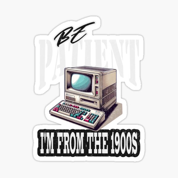 Item preview, Retro computer design - 80s 90s PC graphics - vintage nerd geek motif designed and sold by KolbaVison.