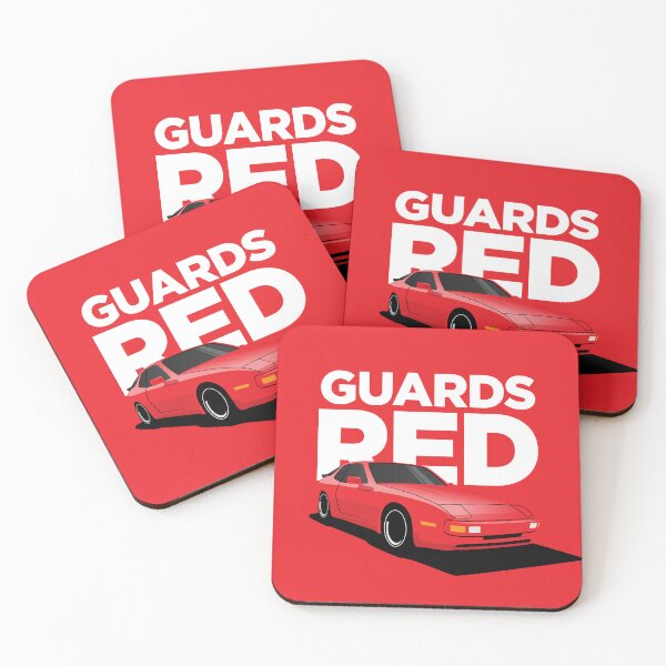 Item preview, Porsche 944 Turbo Guards Red Illustration designed and sold by blackdogshop.