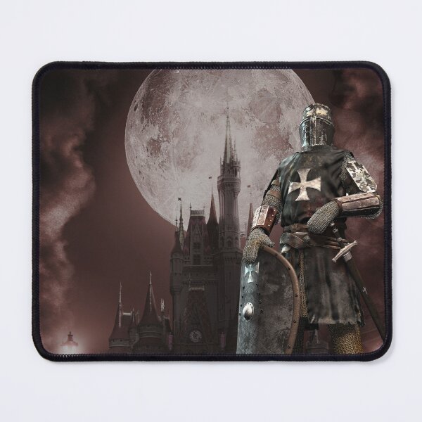 Item preview, The Silent Watcher – Gothic Knight Fantasy Art designed and sold by ElinorVania.