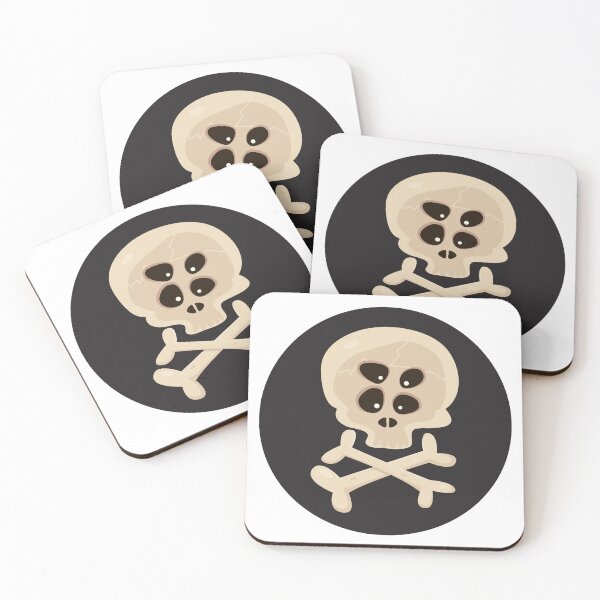 Item preview, double eyed skull and cross bones designed and sold by PIXEL POP DESIGNS - Beyond the Norm!.