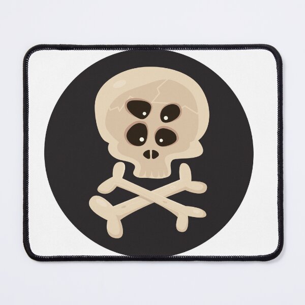 Item preview, double eyed skull and cross bones designed and sold by PIXEL POP DESIGNS - Beyond the Norm!.