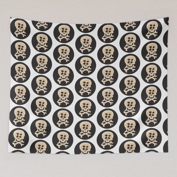 Item preview, double eyed skull and cross bones designed and sold by PIXEL POP DESIGNS - Beyond the Norm!.