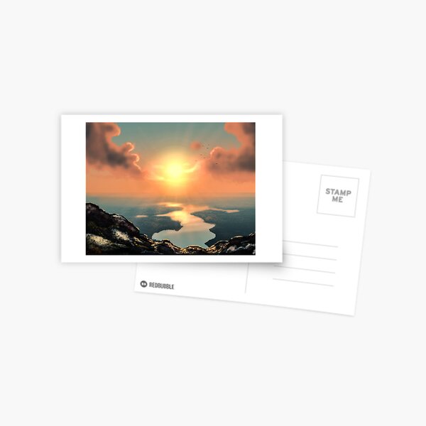 Item preview, Golden Horizon – Tranquil Sunset Over the Ocean designed and sold by MartyInfinity.