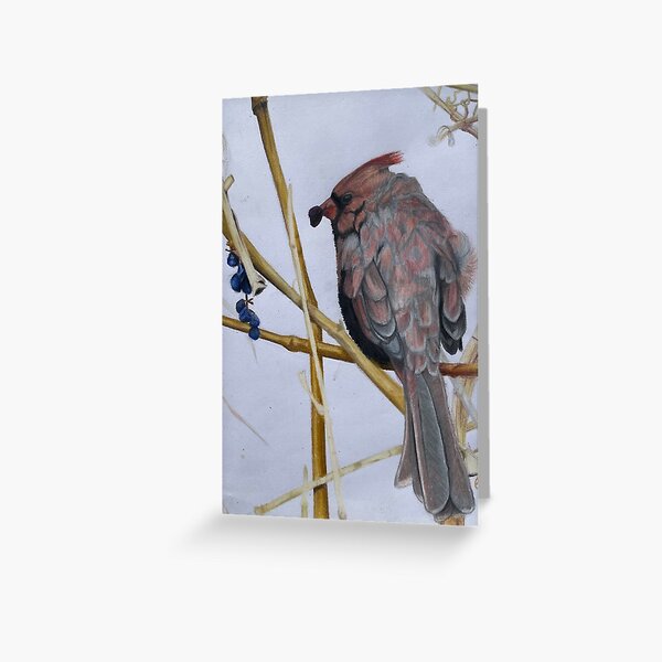 Item preview, The Raisin Munchin’ Cardinal designed and sold by AngelleSchmitz.