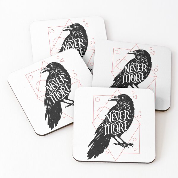 Artikelvorschau, Nevermore Raven – Gothic Poe-inspirierte Krähenkunst entworfen und verkauft von MandarinaStudio.