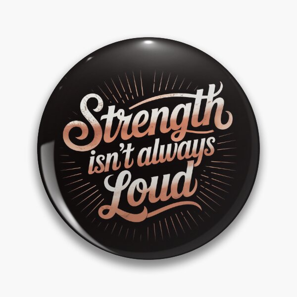 Item preview, Strength Isn’t Always Loud | Empowering Text Tee for Introvert Introverted But Will Fight Racists designed and sold by Slavicsoul.