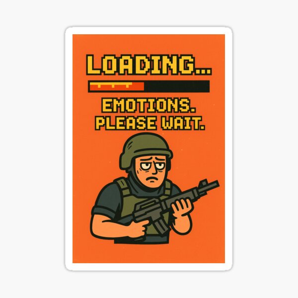 Item preview, Loading Emotions Please Wait... designed and sold by Mental Gamer.