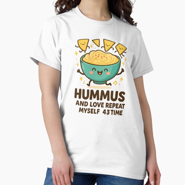 Artikel-Vorschau von Hummus und Liebe wiederhole mich 43 Mal, designt und verkauft von SoftStyleStudio.