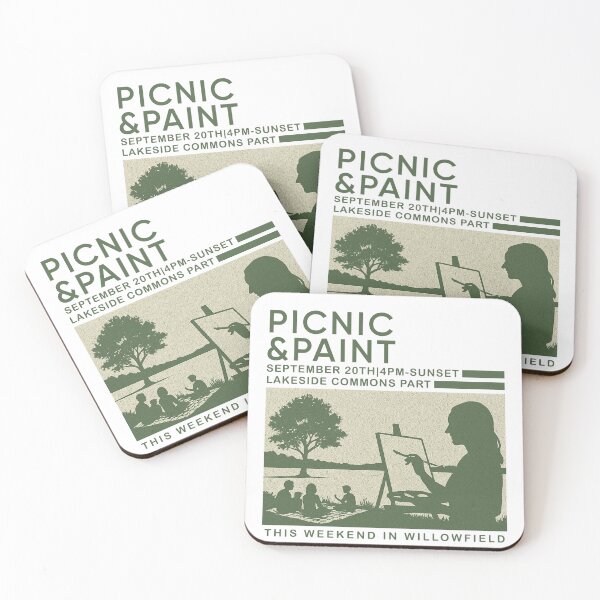 Item preview, Lakeside Picnic & Paint Event designed and sold by ju-jugno.