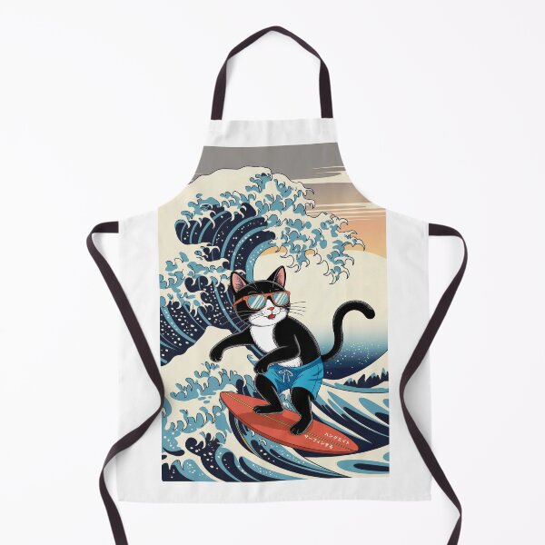 Item preview, Surfs Up Great wave, サーフィンする designed and sold by matteflor.
