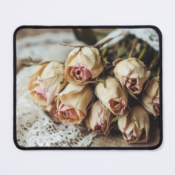 Item preview, Dried roses on textured surface designed and sold by anytka.
