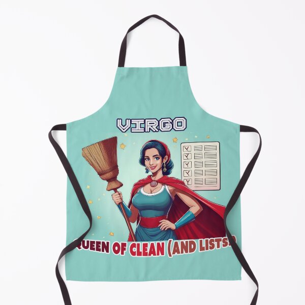 Item preview, Virgo Superhero – Queen of Clean and Lists designed and sold by JOUNO.