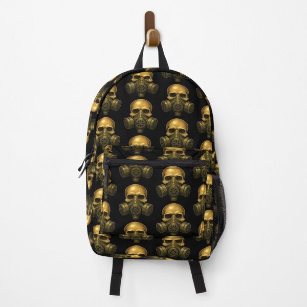 Item preview, Golden Skull with Gas Mask designed and sold by LaNadaYFundante.