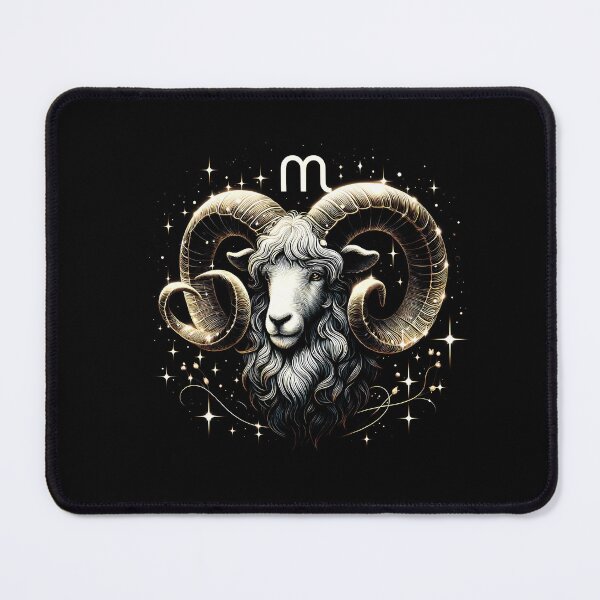 Item preview, Aries Zodiac Sign – Bold Fire Horoscope Art for the Fearless Ram ♈ designed and sold by OzzFrequency.