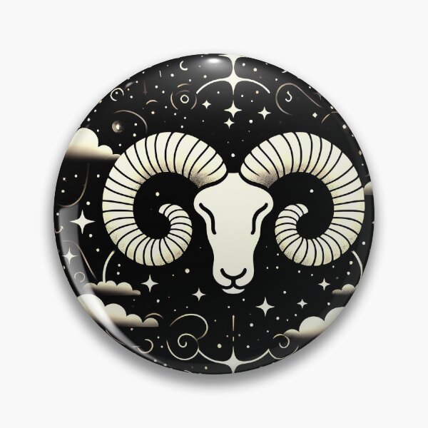Item preview, Aries Zodiac Sign – Bold Fire Horoscope Art for the Fearless Ram ♈ designed and sold by OzzFrequency.