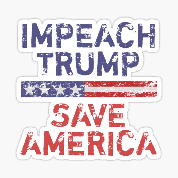 Item preview, Impeach Trump, Save America designed and sold by thepixelgarden.