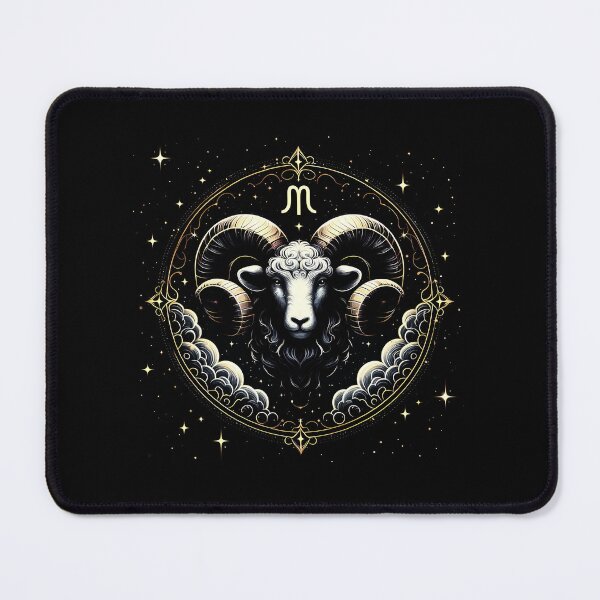 Item preview, Aries Zodiac Sign – Bold Fire Horoscope Art for the Fearless Ram ♈ designed and sold by OzzFrequency.