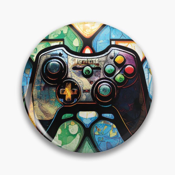 Item preview, Stained Glass Gamer Controller designed and sold by ShadowAndSlate.