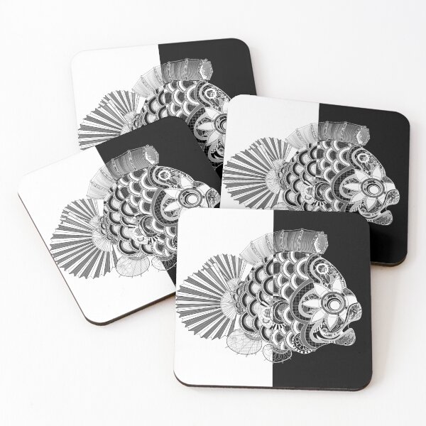 Item preview, Half & Half No. 1, black & white designed and sold by atalablues.