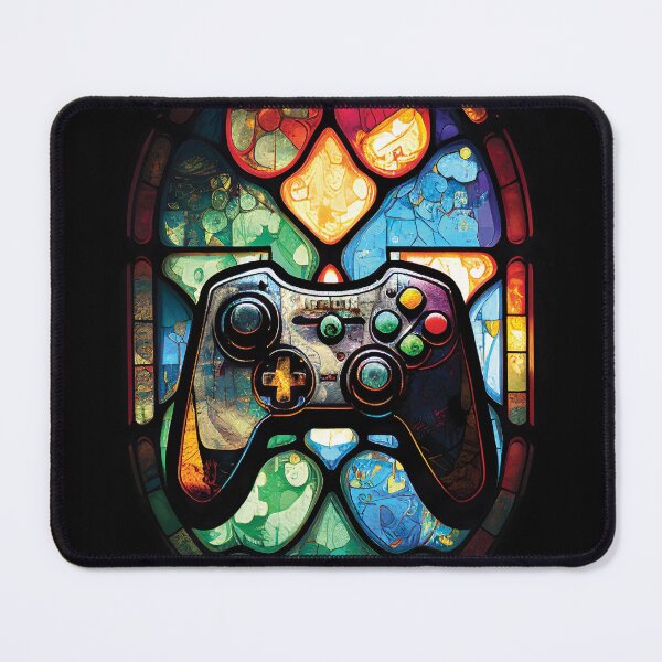Item preview, Stained Glass Gamer Controller designed and sold by ShadowAndSlate.