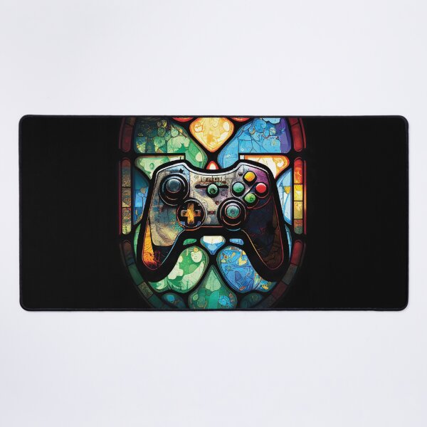 Item preview, Stained Glass Gamer Controller designed and sold by ShadowAndSlate.